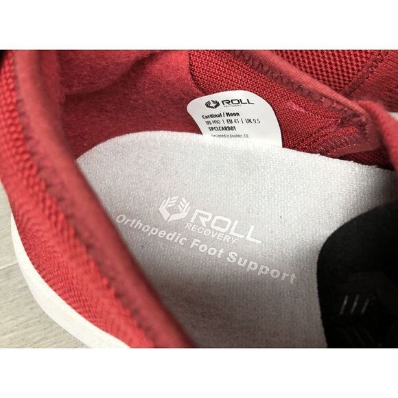 Roll Recovery Red Mesh Slip On Casual Comfort Loafer Shoes Men Sz 43EU/10M US main image 5